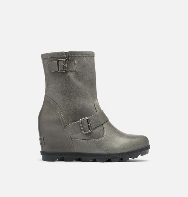 Sorel Dam Wedges Grå - Joan Of Arctic™ Ii Moto Boot - VLW-932810